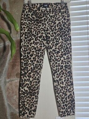Paige Verdugo Leopard Print Ankle Indie Sleeze Jeans